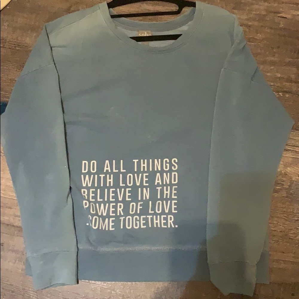 Oversized small long sleeve tee